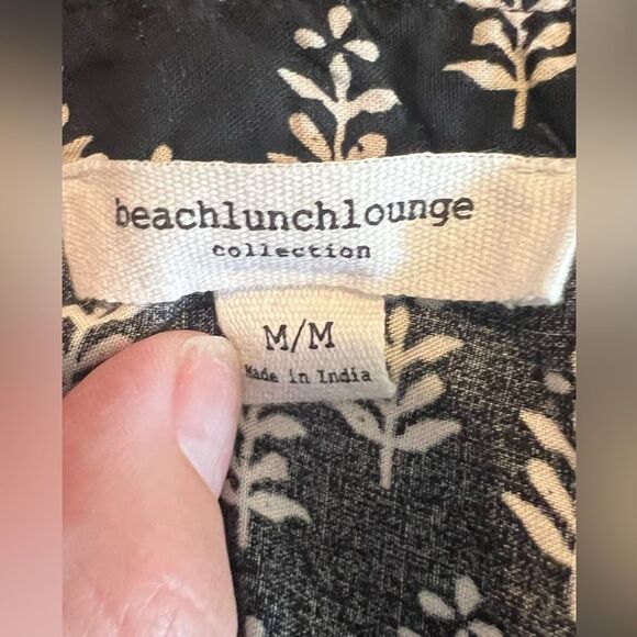 BEACHLUNCHLOUNGE Leah Print Top Bohemian Flowy Bell Sleeve Paisley Size Medium - Picture 8 of 9